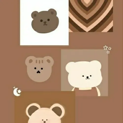  بک گراند قهوه ای فانتزی