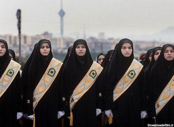  عکس دختر نظامی با حجاب