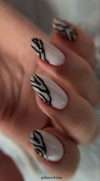  طرح ناخن پلنگی شیک