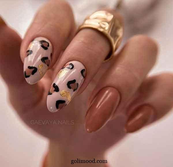  طرح ناخن پلنگی شیک