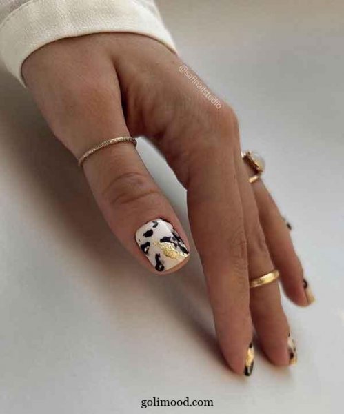  طرح ناخن پلنگی شیک