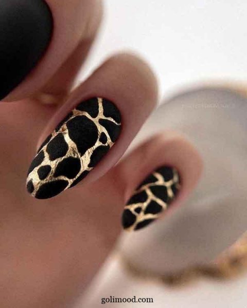  طرح ناخن پلنگی شیک
