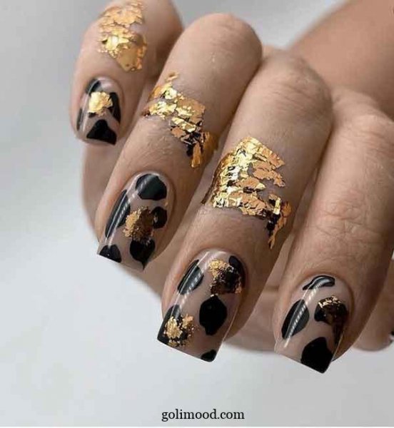  طرح ناخن پلنگی شیک