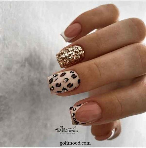  طرح ناخن پلنگی شیک