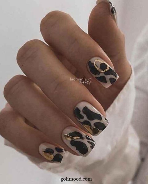  طرح ناخن پلنگی شیک