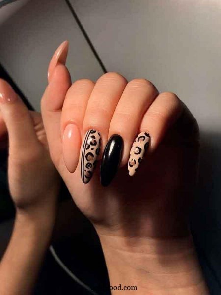  طرح ناخن پلنگی شیک