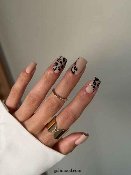  طرح ناخن پلنگی شیک