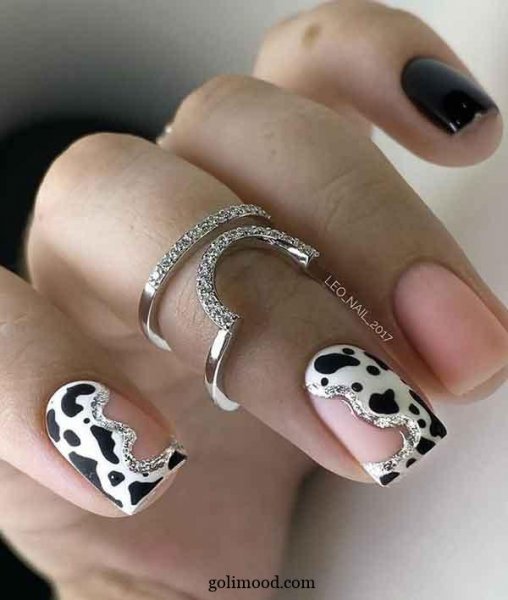  طرح ناخن پلنگی شیک