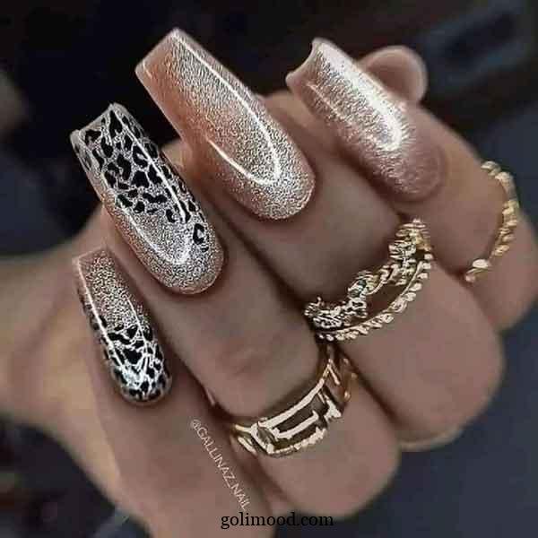  طرح ناخن پلنگی شیک