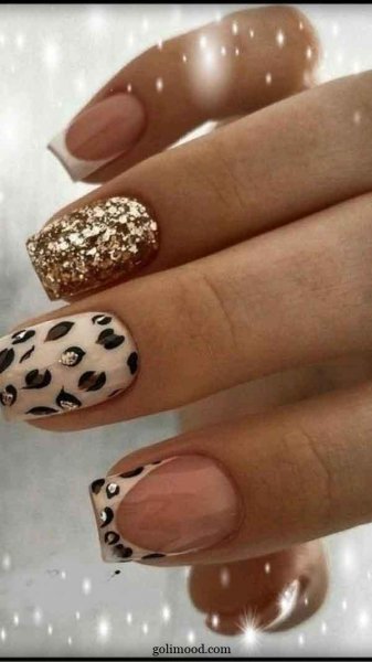  طرح ناخن پلنگی شیک
