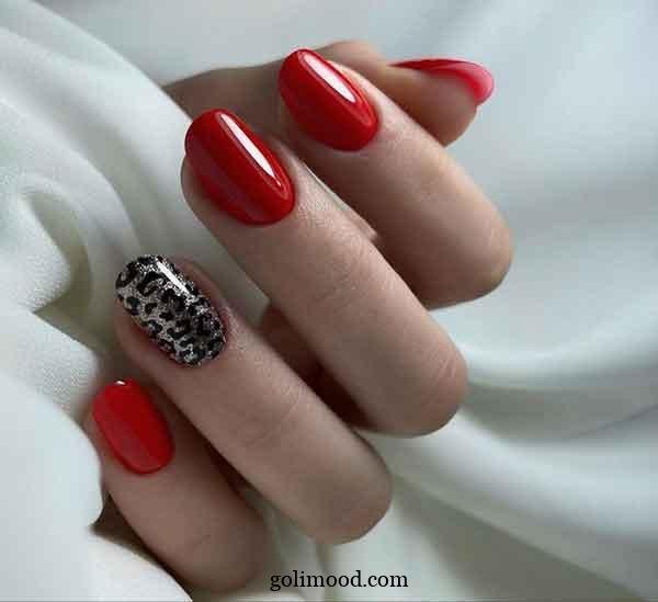  طرح ناخن پلنگی شیک