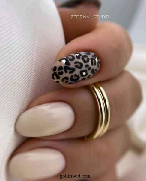  طرح ناخن پلنگی شیک