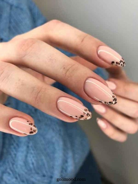  طرح ناخن پلنگی شیک