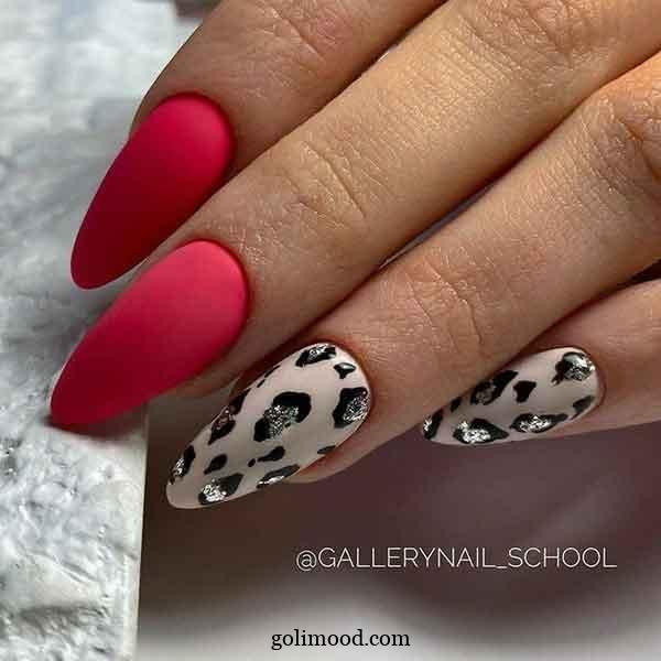  طرح ناخن پلنگی شیک