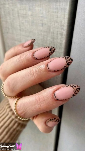  طرح ناخن پلنگی بنفش