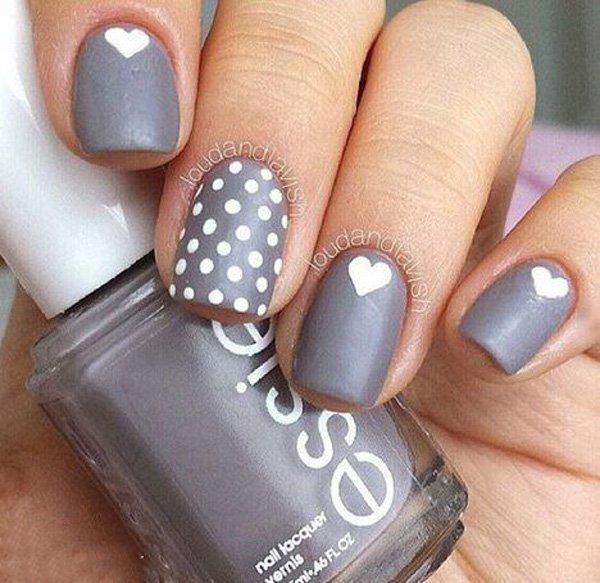  طرح ناخن پلنگی طوسی