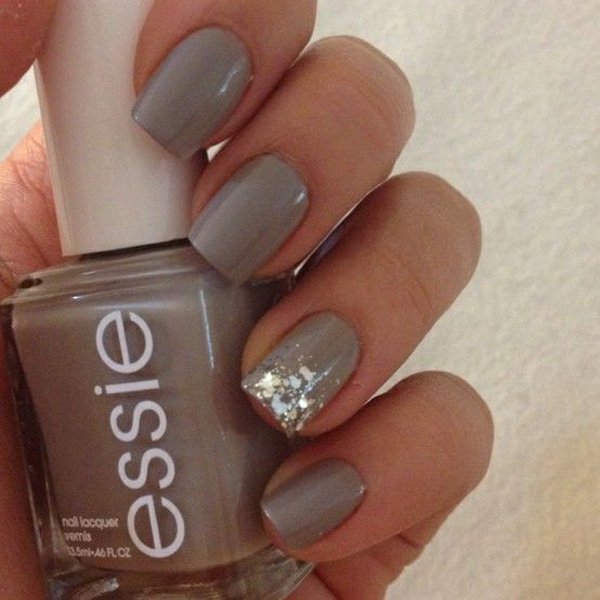  طرح ناخن پلنگی طوسی