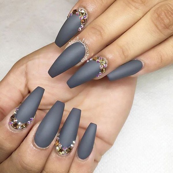  طرح ناخن پلنگی طوسی