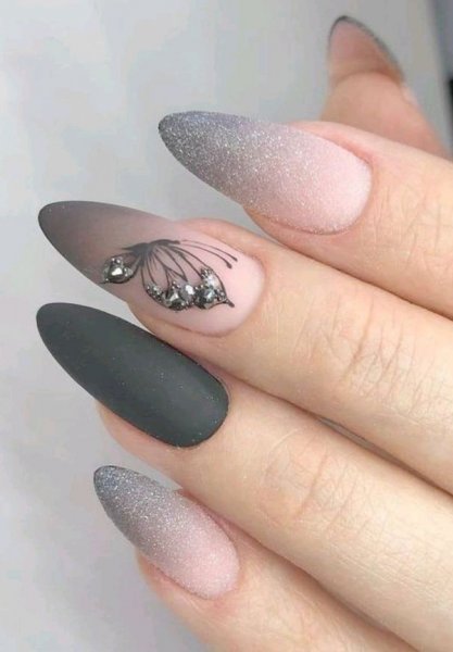  طرح ناخن پلنگی طوسی