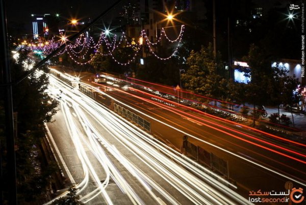  عکس شهر در شب تهران