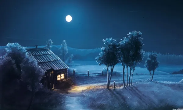  عکس شب مهتابی عاشقانه