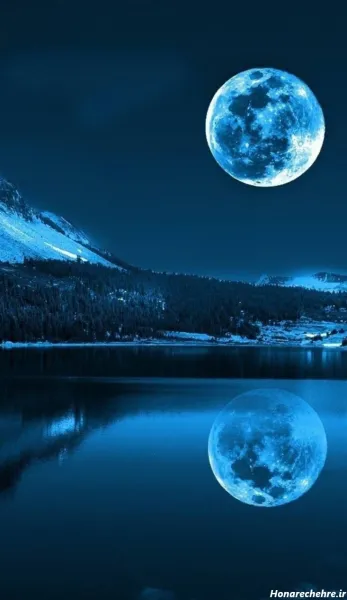  عکس شب مهتابی عاشقانه