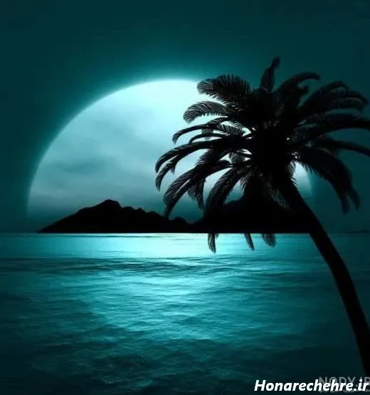  عکس شب مهتابی عاشقانه