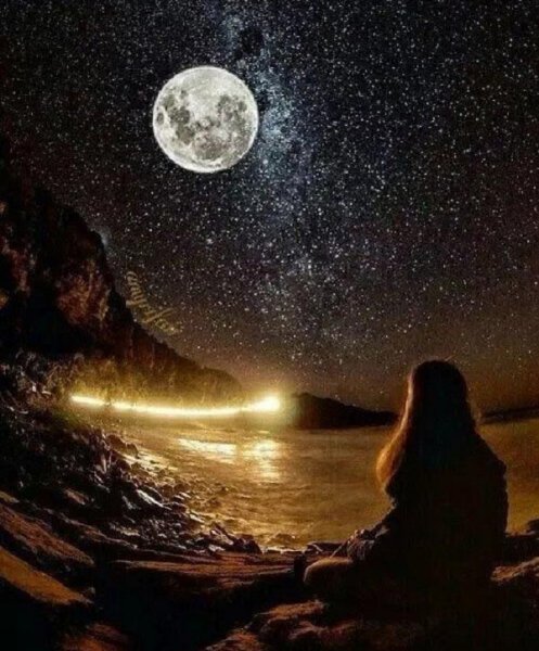  عکس ماه عاشقانه