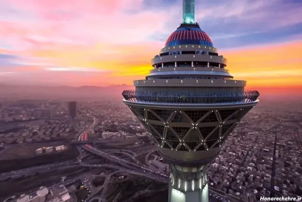  عکس برج میلاد تهران در روز