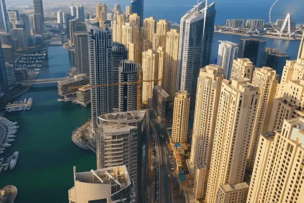  عکس دبی از بالا