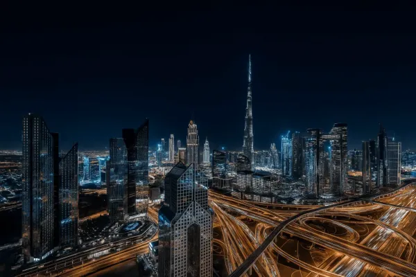  عکس دبی از بالا