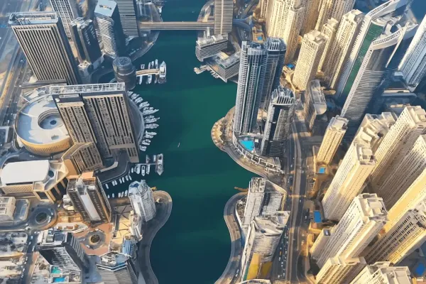  عکس دبی از بالا