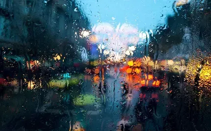  عکس باران در شب