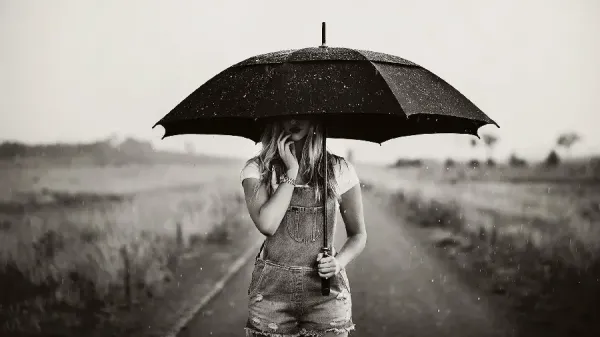  عکس باران باریدن