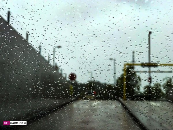  عکس باران پشت شیشه