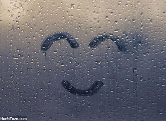  عکس باران روی شیشه ماشین در شب
