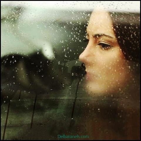  عکس دختر در باران برای پروفایل