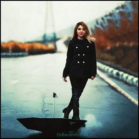  عکس دختر در باران برای پروفایل