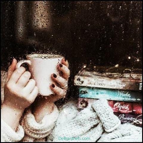  عکس دختر در باران برای پروفایل