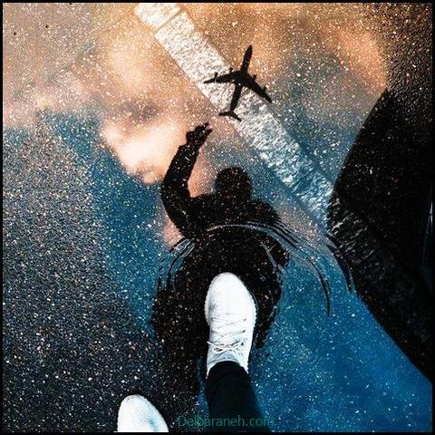  عکس دختر در باران برای پروفایل