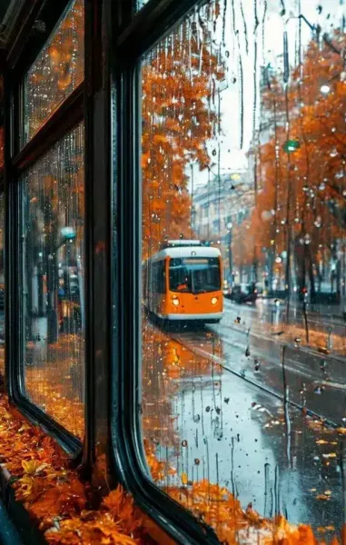  عکس باران پاییزی برای پروفایل