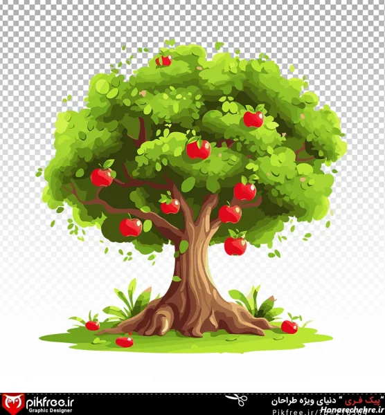  عکس درخت نقاشی