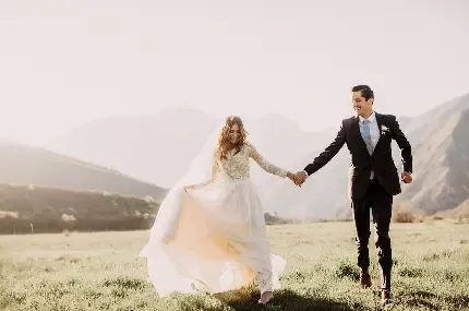  عکس عروس و داماد