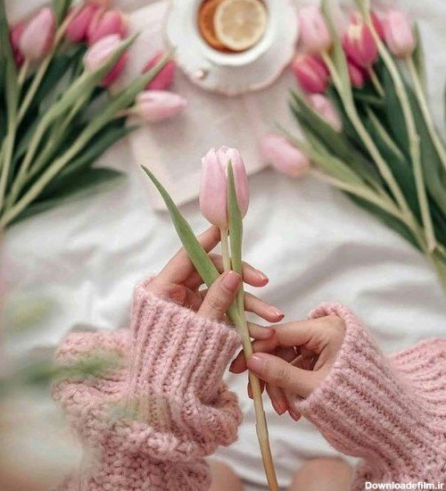  عکس دختر بهاری از پشت سر