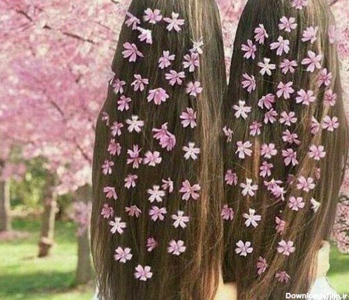  عکس دختر بهاری از پشت سر