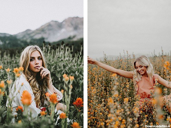  عکس دختر بهاری از پشت سر