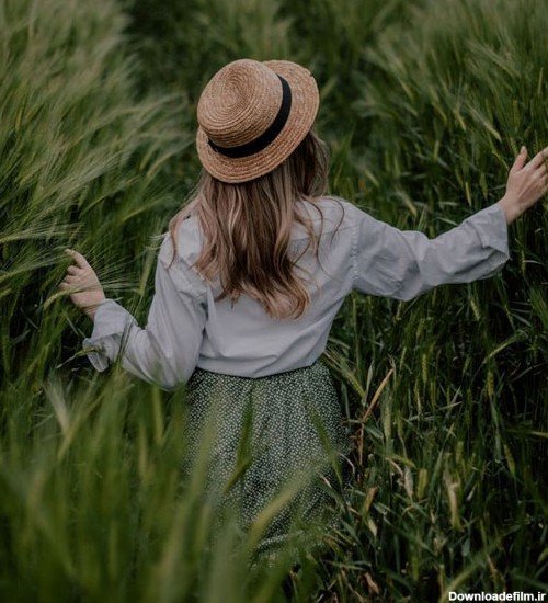  عکس دختر بهاری از پشت سر