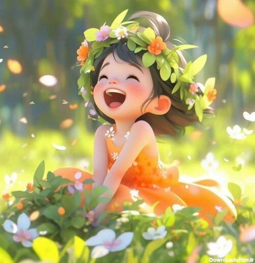 عکس بهاری دخترانه فانتزی