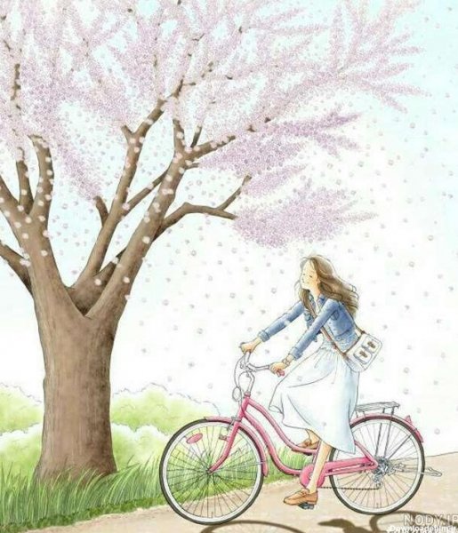  عکس بهاری دخترانه فانتزی