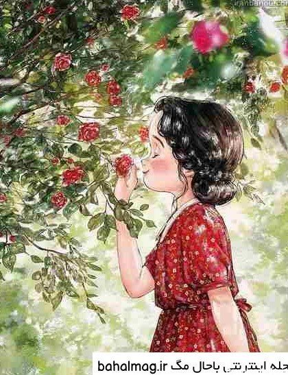  عکس بهاری دخترانه فانتزی